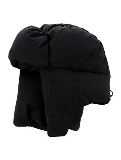 Pre-owned Mackage Embroidered Trapper Hat In Black