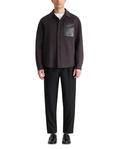 Mackage Emmanuel Wool Pocket Shirt Jacket In Multi
