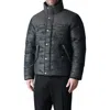 Mackage Everett Mixed Media Down Puffer Jacket In Green