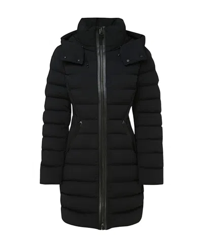Mackage Farren Quilted Zip-up Coat In Black