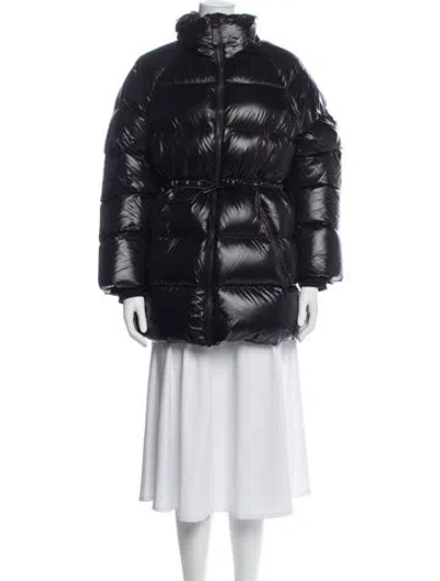 Pre-owned Mackage Faux Fur Coat In Blue