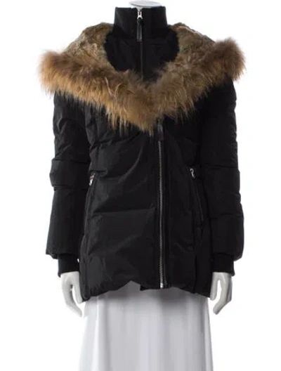Pre-owned Mackage Faux Fur Coat In Multi
