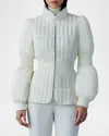 Mackage Felicia Puffer Jacket With Accentuated Sleeves In Cream