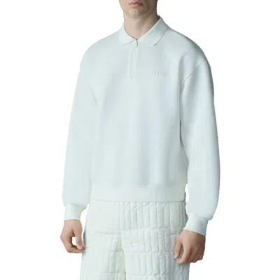 MACKAGE MACKAGE FELIX QUARTER ZIP POLO SWEATER