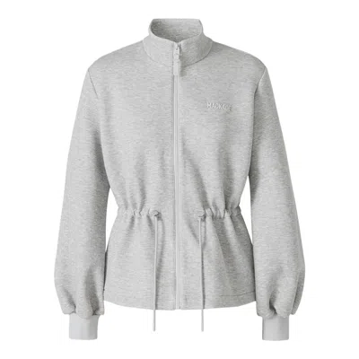 Mackage Finola Double Face Jersey Jacket In Gray