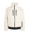 Mackage Fleece Shepard Down Teddy Jacket In Multi