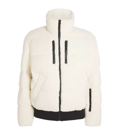 Mackage Fleece Shepard Down Teddy Jacket In Multi