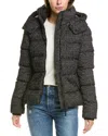 Mackage Flocked Down Coat In Black