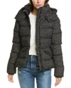 Mackage Flocked Down Coat In Black