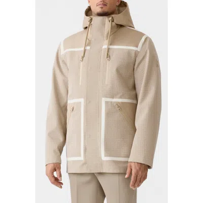 Mackage Foster-ht 3-in-1 Mixed Media Jacket In Neutral