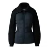 Mackage Foxy Light Down Mixed Media Jacket In Black