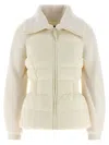 Mackage Logo Patch Balloon Sleeve Foxy Jacket In Neutral