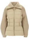 Mackage Down-filled Hybrid Foxy Jacket In Neutrals