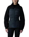 Mackage Foxy Light Down Mixed Media Jacket In Black