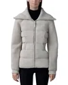 Mackage Foxy Light Down Mixed Media Jacket In Trench