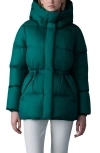 Mackage Freya Water-repellent Softwash Crinkle Puffer Jacket In Emerald