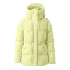 Mackage Madalyn Tactile Ripstop Down Hooded Jacket In Pale Lime