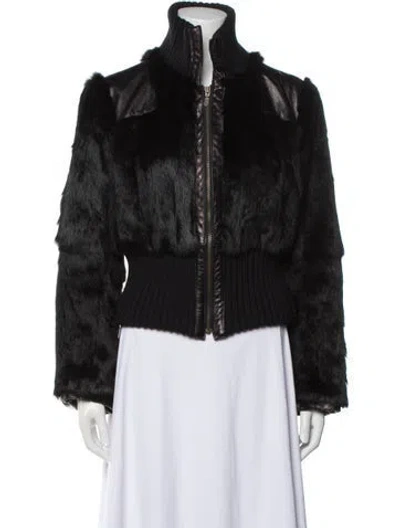 Pre-owned Mackage Fur Fur Jacket In Black