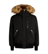 MACKAGE FUR-TRIM DIXON BOMBER JACKET