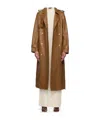 Mackage Tan Gael-v Leather Coat In Brown