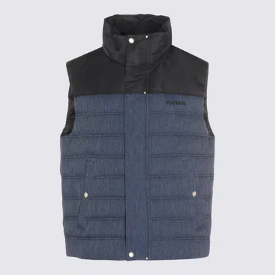 MACKAGE MACKAGE BLUE AND BLACK DOWN JACKET
