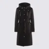 Mackage Siobhan Down Trench Coat With Removable Bib In Black