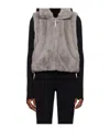 Mackage Gray Ginny Faux-fur Down Vest In Black