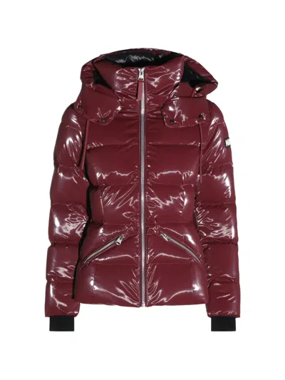 Mackage Glossy-finish Padded Jacket In Brown
