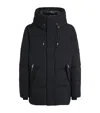 Mackage Panelled Padded Hooded Jacket In Black