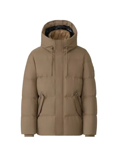 Mackage Graydon 2-in1 Quilted Hooded Jacket In Brown
