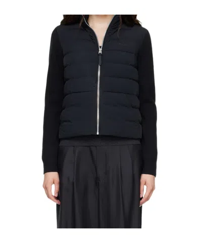 Mackage Gretel Hybrid Long-sleeve Down Jacket In Blue