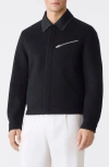Mackage Hayes Wool Jacket In Black
