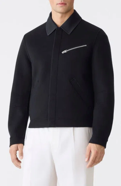 Mackage Hayes Wool Jacket In Black