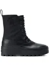 Mackage Hero Logo-embellishment Boots In Black