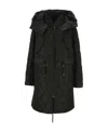 Mackage Hooded Padded Coat In Black