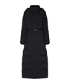 Mackage Padded Hooded Maxi Coat In Black