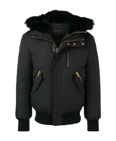 Mackage Hooded Down Jacket In Black
