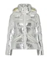 Mackage Hooded Down Jacket Madalyn In White