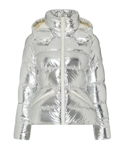 Mackage Hooded Down Jacket Madalyn In Silver