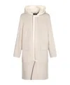 Mackage Hooded Duffel Coat In Nude