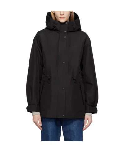 Mackage Hooded Long-sleeved Casual Jacket In Black