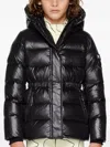 Mackage Hooded Puffer Jacket In Black