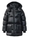 Mackage Kennie Down Hooded Puffer Coat In Black