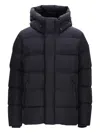 Mackage Hooded Puffer Jacket In Black