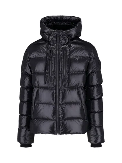 Mackage Hooded Puffer Jacket In Animal Print