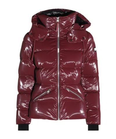 Mackage Hooded Puffer Jacket In Red