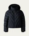 Mackage Hope Water-repellent Softwash Rounded Quilt Puffer Jacket In Black