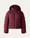 Mackage Hope Water-repellent Softwash Rounded Quilt Puffer Jacket In Garnet