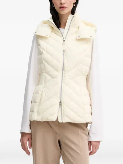 Mackage Hoshi Quilted Hooded Gilet In Brown