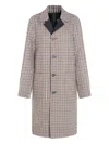 Mackage Houndstooth-pattern Coat In Brown